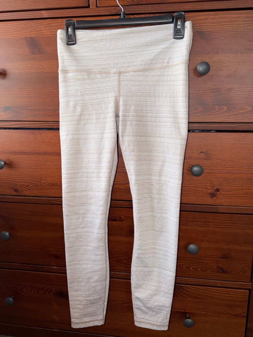 Athleta Women's High Rise Jacquard Chaturanga 7/8 Length Leggings